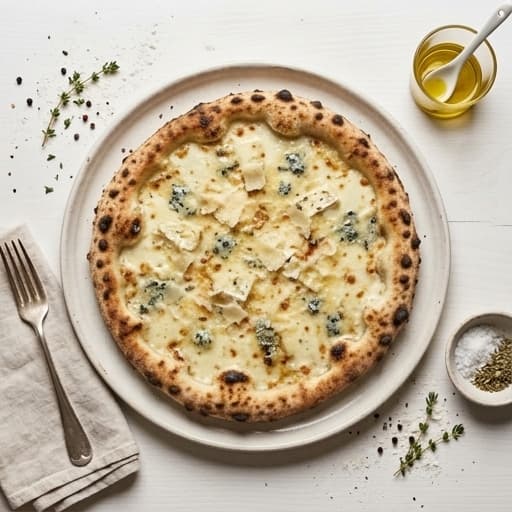 Pizza Quattro Formaggi (Bianca)